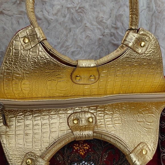 Mellow World Hand Beaded Canvas Tote Bag - Picture 5 of 5